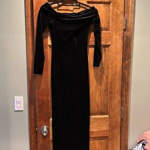 ALL SAINTS black velvet dress